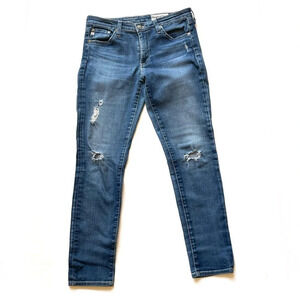 AG Adriano Goldschmeid The Legging Ankle Super Skinny Ankle jean Size 29R
